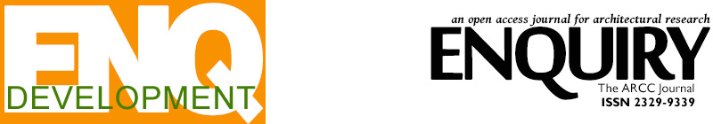 Enquiry / The ARCC Journal of Architectural Research